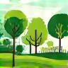 Eco-friendly process symbolised by green Manchester park